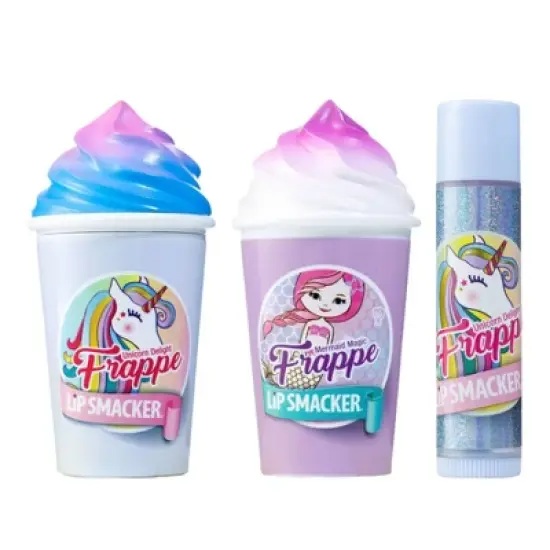 Lip Smacker Beverage Frappe Cup +  Lip Balm - Unicorn/Mermaid - 3pk image {6}
