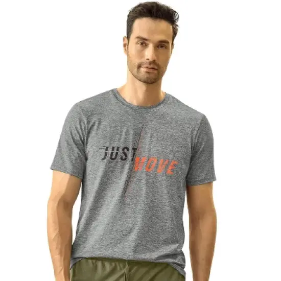 Leo  Inspiring Graphic Moisture-Wicking Active Tee - image {4}