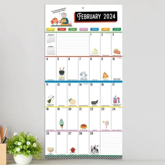 TF Publishing 2024 Wall Calendar 12"x12" Every Day's A Holiday image {2}