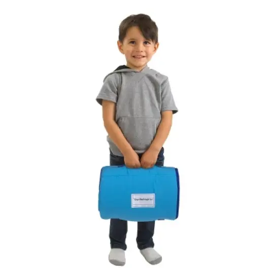 Disney Toy Story It's Play Time Blue, Green, Red and Yellow, Woody, Buzz and The Toys Toddler Nap Mat image {7}