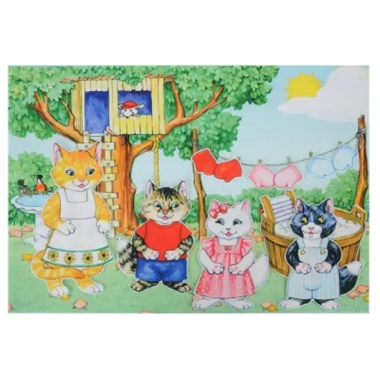 Story Time Felts The Three Little Kittens Who Lost Their Mittens Felt Board - 16 Pieces image {4}