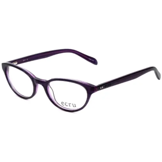 Ecru Designer Reading Glasses Daltrey-006 Purple Lavender Layered Crystal 50 mm image {7}