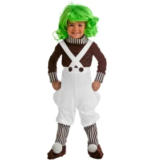 HalloweenCostumes.com Infant Oompa Loompa Halloween Costume image {2}
