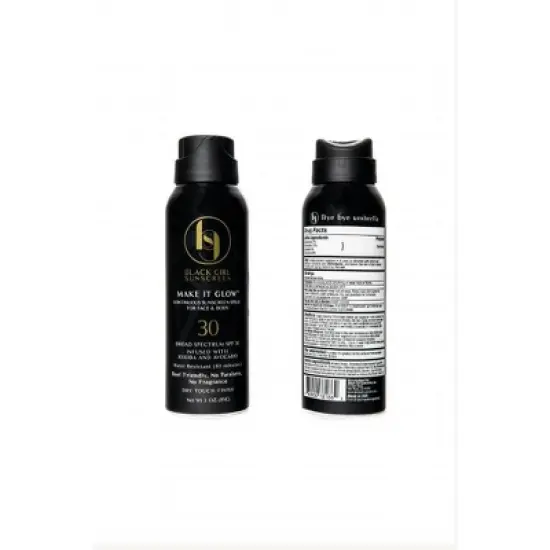 Black Girl Sunscreen Make It Glow Sunscreen Spray - SPF 30 - 3oz image {2}