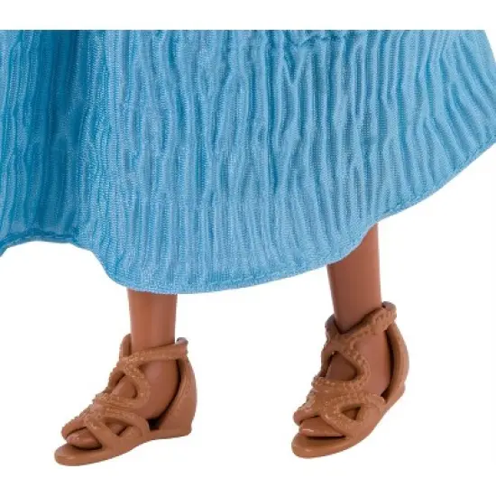 Disney The Little Mermaid Ariel Doll on Land in Signature Blue Dress image {4}