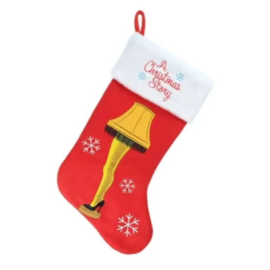 A Christmas Story Applique Holiday Stocking 20" image {1}