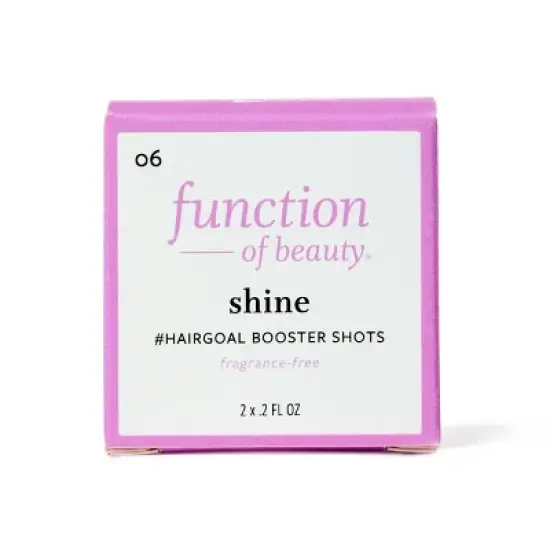 Function of Beauty Shine #HairGoal Add-In Booster Treatment Shots with Amaranth Leaf Extract - 2pk/0.2 fl oz image {6}