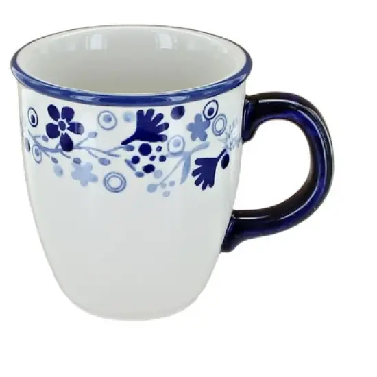 Blue Rose Polish Pottery Manufaktura Coffee Mug image {16}