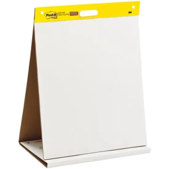 Post-it Self-Stick Easel Pad, 20 x 23 Inches, Unruled, White, 20 Sheets image {2}