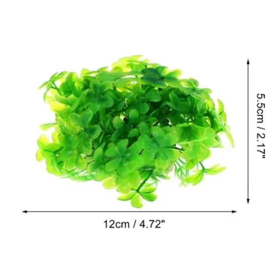 Unique Bargains Artificial Aquarium Grass Ball for Fish Tank Landscape Decoration Green 2.17x4.72 Inch 1 Pcs image {3}