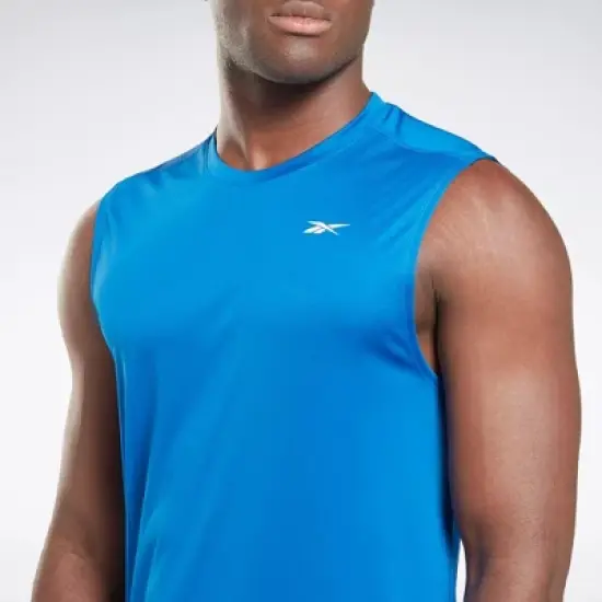 Reebok Training Sleeveless Tech T-Shirt Mens Athletic Tank Tops image {3}