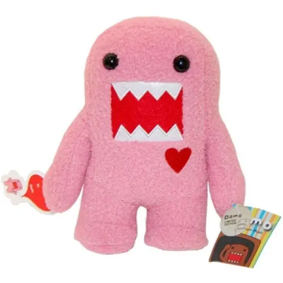 License 2 Play Inc Domo 9" Medium Plush Pink image {1}