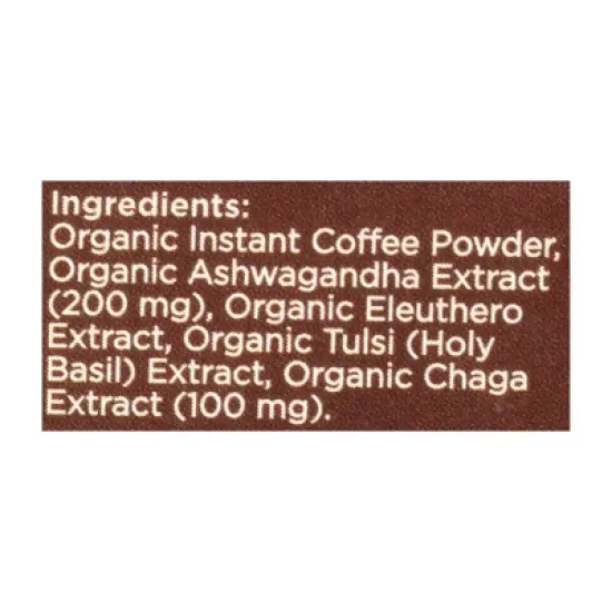 Four Sigmatic Organic Adaptogen Coffee Mix With Ashwagandha Balance Packets - 10 ct image {2}