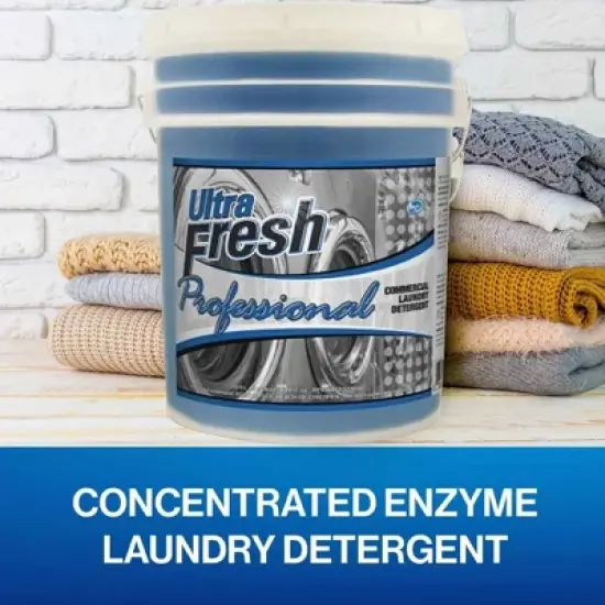 Ultra Fresh&reg; Professional&trade; Commercial Laundry Detergent, 5 Gallons &ndash; Liquid with Easy Dispensing Pump for All Machine Types, up to 640 Loads image {3}