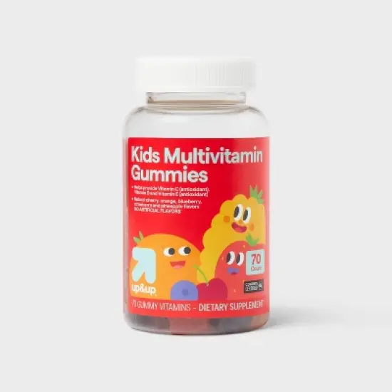 Kids' Multivitamin Gummies - Fruit - up&up&trade; image {4}