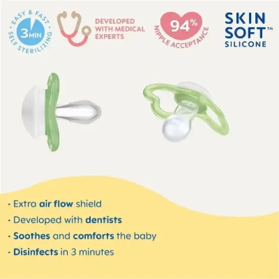 MAM Air Night Pacifier 6-16m - 2pk image {2}