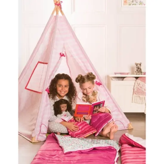 Our Generation Pink Suite Camping Play Tent for Dolls & Kids image {1}