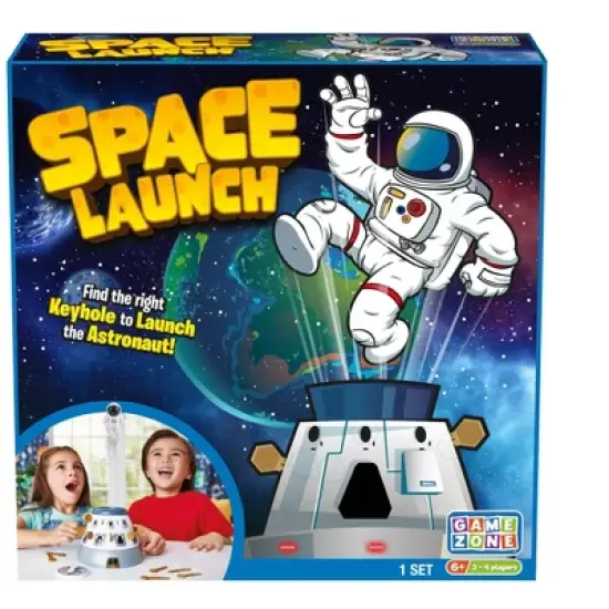 Game Zone Space Launch - Blast Off! Exciting Astronaut Race Game for 2-4 Players Ages 6+ - Perfect for Family Game Night! image {8}