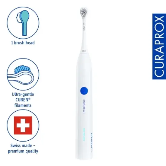 Curaprox Hydrosonic Easy &ndash; Sonic Toothbrush for Simple, Powerful Oral Health image {2}