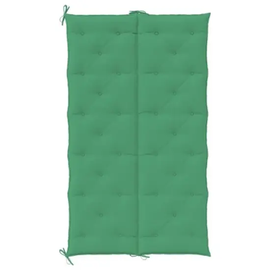 vidaXL Bench Cushion Water Repellent Outdoor Seat Cushion Pad Oxford Fabric - Green 70.9" image {4}
