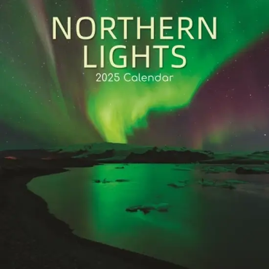 The Gifted Stationery 2025 Square Wall Calendar, Northern Lights, 16-Month Natural World Theme with 180 Reminder Stickers (12x12 In) image {5}