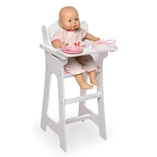 Badger Basket Doll High Chair with Accessories and Free Personalization Kit image {3}