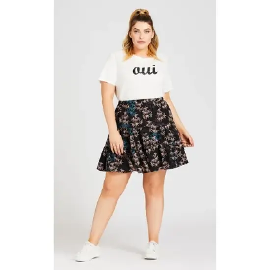 Women's Plus Size So Sweet Skirt - black | AVENUE image {4}