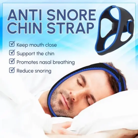 Mars Wellness Adjustable Anti Snore Chin Strap image {1}