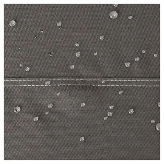 Classic Accessories Dark Taupe Ravenna Small Round Patio Table and 4 Standard Chairs Cover image {5}