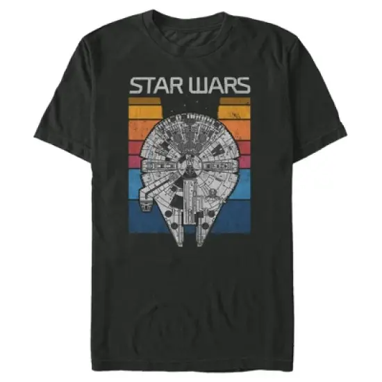 Men's Star Wars Millennium Falcon Time Warp Stripes T-Shirt image {2}