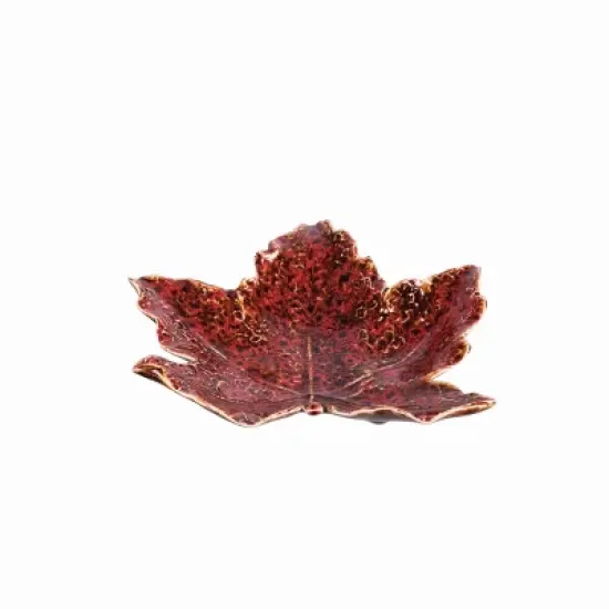 Gallerie II Red Leaf Plate image {1}