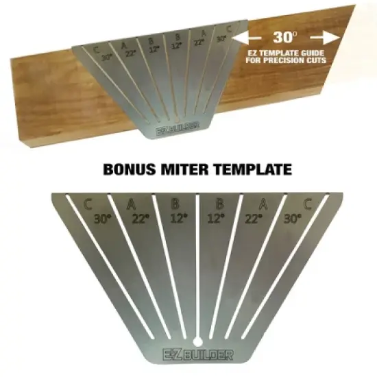 EZBUILDER 7 x 8 Foot Peak Roof Storage Shed Garage Barn DIY EZ Framing Kit with 24 Galvanized Steel Angles and 12 Base Plates (No Wood Included) image {5}