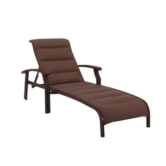 Courtyard Casual Madison Padded Sling Chaise Lounge  Price is for 2 Chaise Lounges Alum frame in powder coating  12pcs/stack image {4}