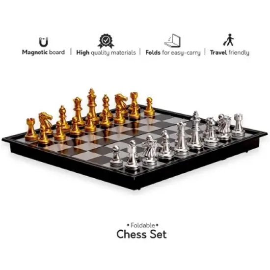 Big Mo's Toys Magnetic Travel Chess Set image {2}