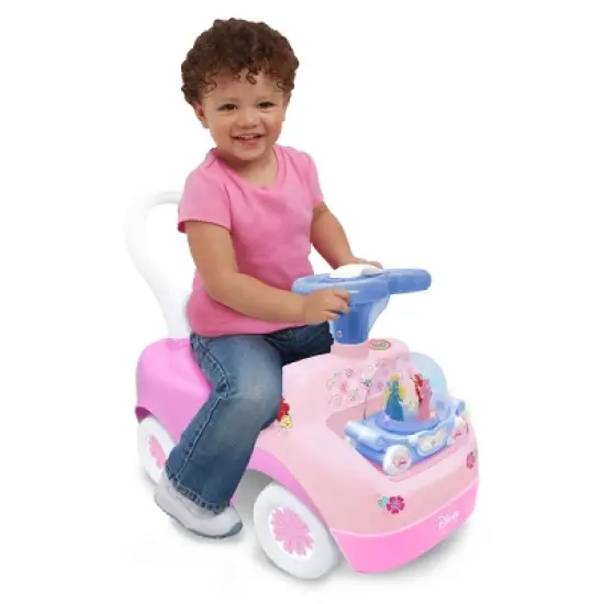 Kiddieland Disney Spark n Glow Princess Carriage Ride-On - Pink image {6}