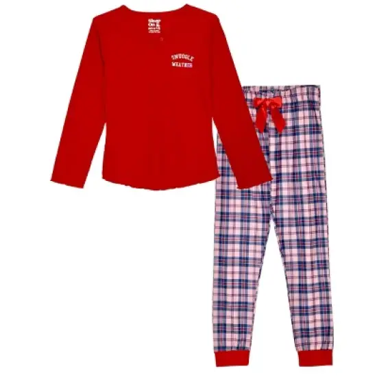 Sleep On It Girls 2-Piece Bmj Pajama Set - Snuggle image {7}