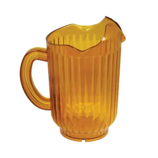 Winco 3 Spout Polycarbonate Beverage Pitcher, 60 oz image {2}