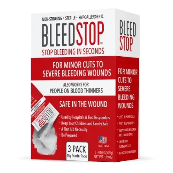 BleedStop 3-Pack Powder - 45g image {2}
