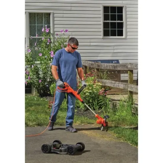 Black & Decker 12" 3-in-1 Compact Electric Lawn Mower image {3}