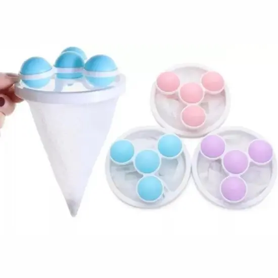 Kitcheniva Reusable Laundry Lint Catcher Mesh Bags image {3}