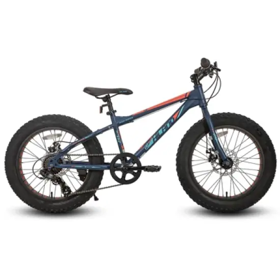 Hiland 20" 24" 26" Fat Tire Mountain Bike, 7-Speed, Disc Brake, Beach and Snow Bicycle image {14}