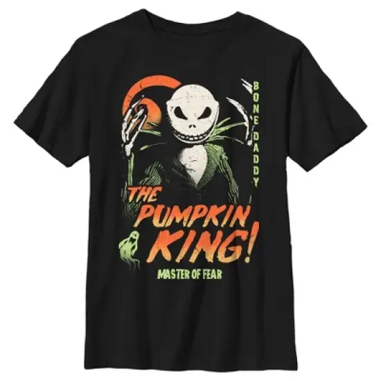 Boy's The Nightmare Before Christmas Jack Skellington Master of Fear T-Shirt image {4}