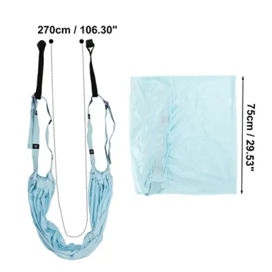 Unique Bargains Durable Yoga Rope Stretches for Exercise Fitness 106.30"x29.53" 1 Set image {2}