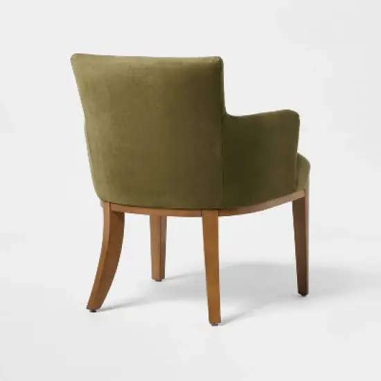 Upholstered Accent Chair Green - Threshold&trade; designed with Studio McGee image {3}