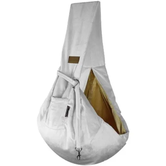 Parisian Pet - 'Gray Sling Carrier' for Dogs & Cats - Hands-Free Pet Transport Solution image {4}