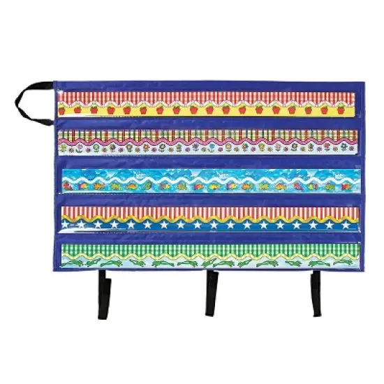 Carson Dellosa Education Border Pocket Chart Storage, 5 Pockets, Pack of 2 image {2}