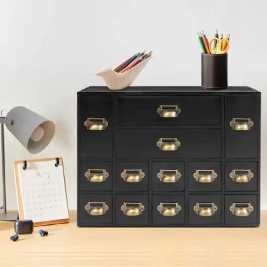 YIYIBYUS Drawers Storage Cabinet with 14 Drawers, Tabletop Drawer Organizer image {2}