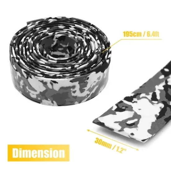 Unique Bargains Foam Camouflage Design Handlebar Grip Tape Wrap Decor for Bike 2 Pcs image {1}