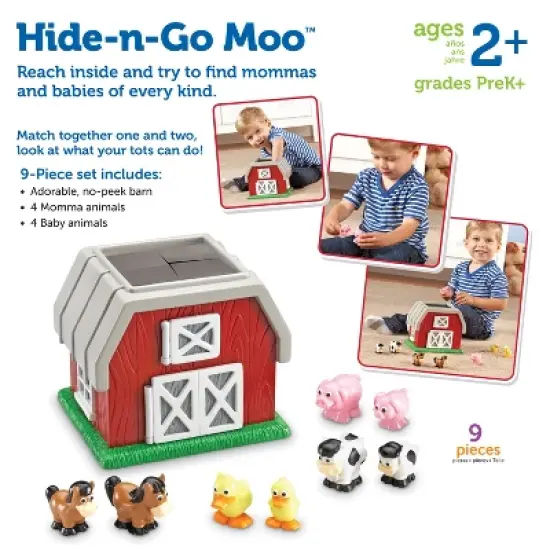 Learning Resources Hide-N-Go Moo, 9 Pieces, Ages 2+ image {3}