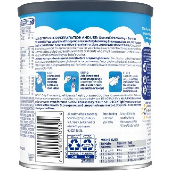 Gerber Good Start Stage 1 Soy Non-GMO Powder Infant Formula - 12.9oz image {3}